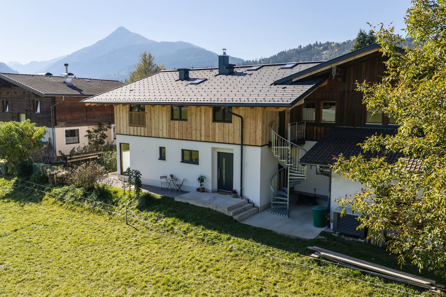 Das Haus mit Bergkulisse